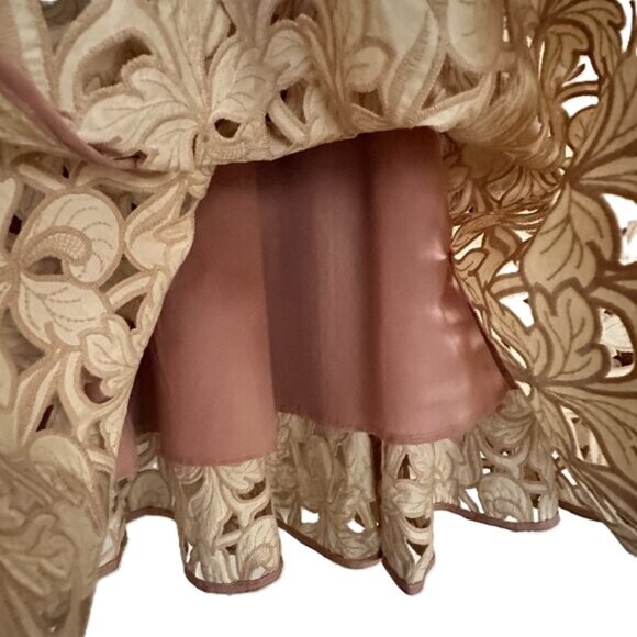 Ann Taylor Floral Cut Full Skirt - Picture 4 of 8